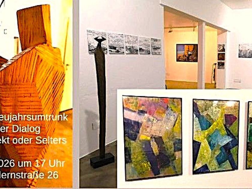 Neujahrsausstellung Kunstverein Goldrotschwartz Arthouse