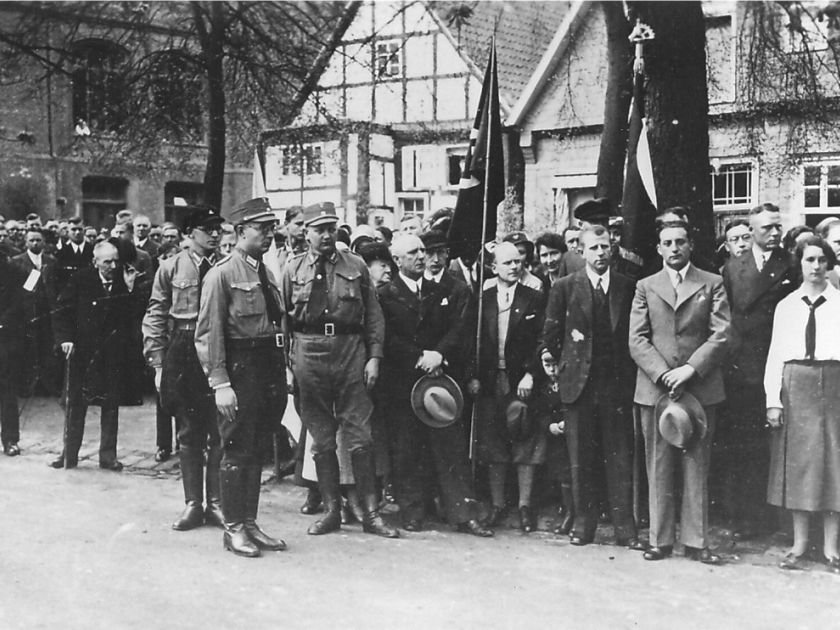 Maikundgebung und Gottesdienst auf dem Marktplatz Lübbecke 