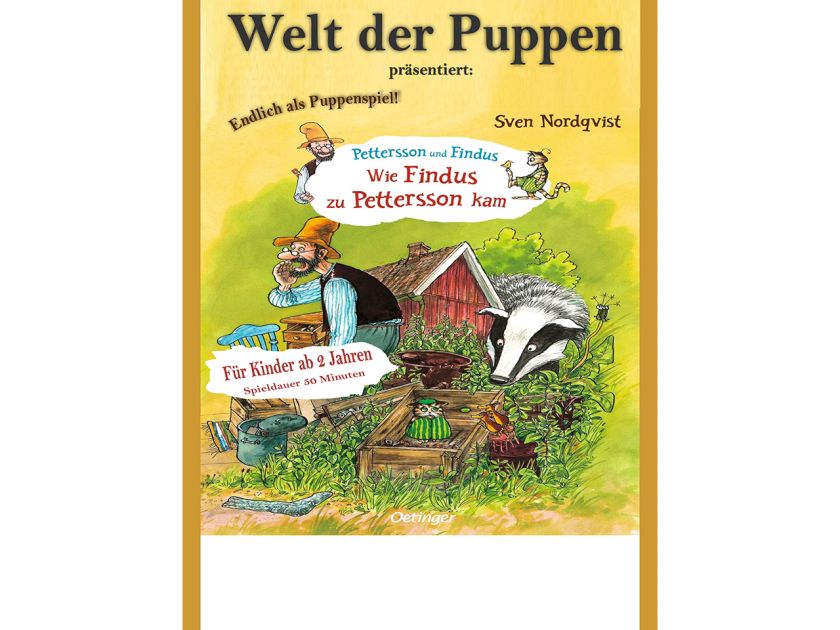 Puppentheater: "Wie Findus zu Pettersson kam"