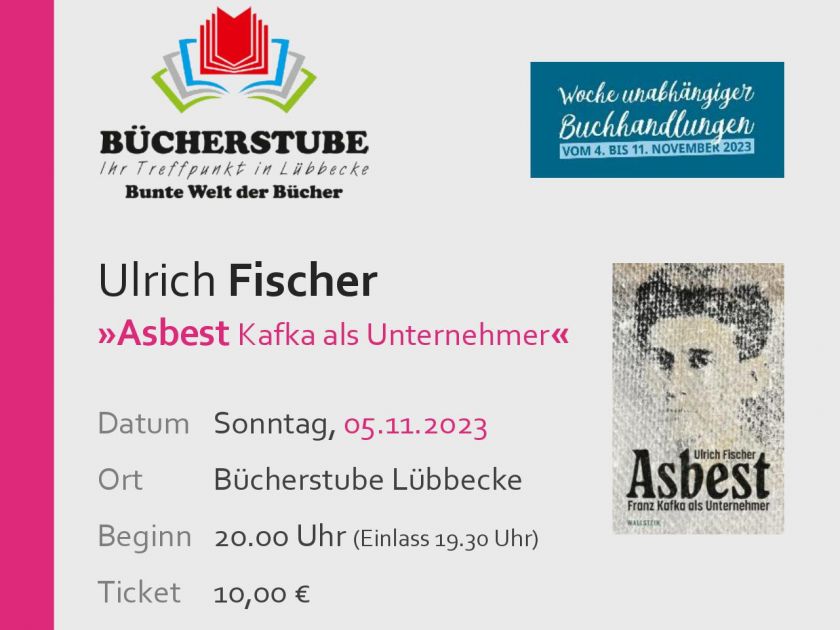 Lesung mit U. Fischer in der Bücherstube